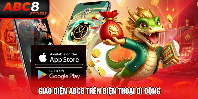 Giao diện ABC8 trên điện thoại di động