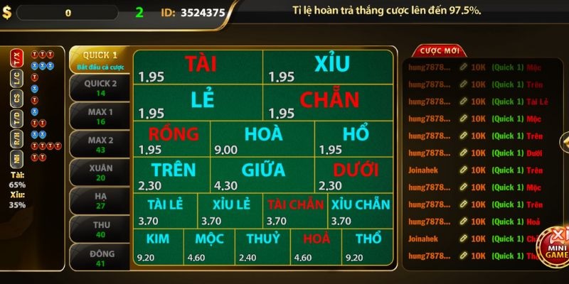 Sảnh xổ số Keno DU88 được nhiều bet thủ yêu thích