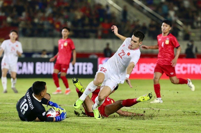 Ví dụ về cách đánh kèo cược rung trong trận giữa Lào - Việt Nam